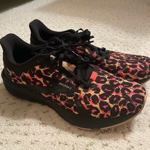 Brooks Launch 9 Run Wild shoes Leopard size 9